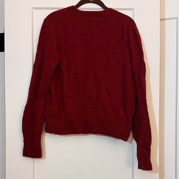 Madewell Women's Burgundy Sweater - Picture 4 of 5